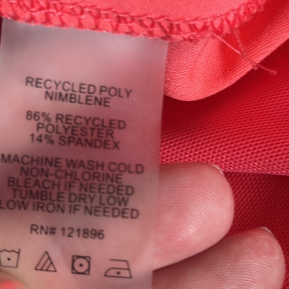 Title Nine 14 shorts board coral women’s tennis athletic - Picture 7 of 8